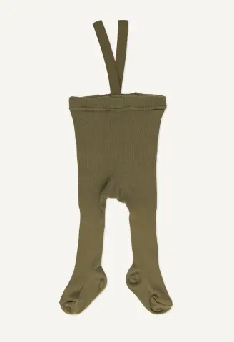 Footless Tights Creamy Olive